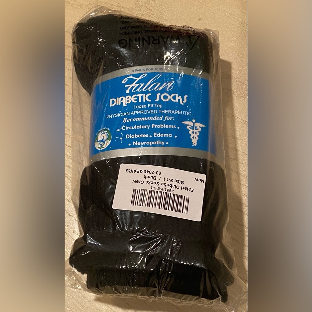 NWT Falari 3-Pack Unisex Crew Socks